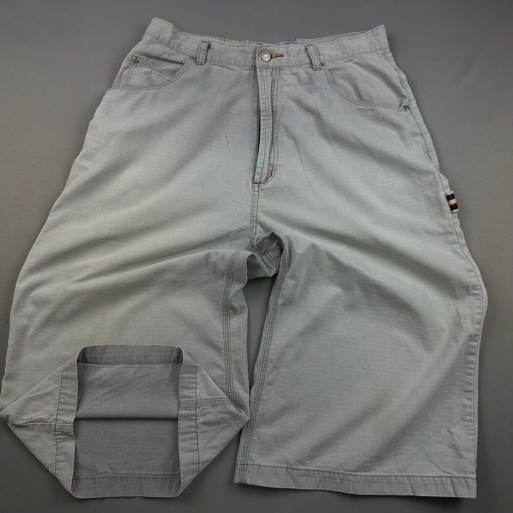 Redimize Casual Wears Size 34 Gray Plaid Cargo Shorts